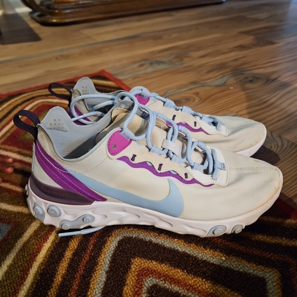 Size 8 Wmns React Element 55 'Psychic Blue'